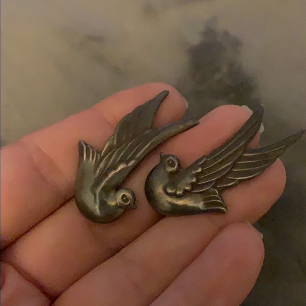 Los Castillo Taxco Bird Silver earrings - Picture 4 of 7